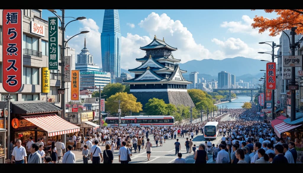 explore the demographics and geography of osaka, japan's vibrant metropolis. discover its diverse population, urban landscape, and unique cultural influences shaping this dynamic city.