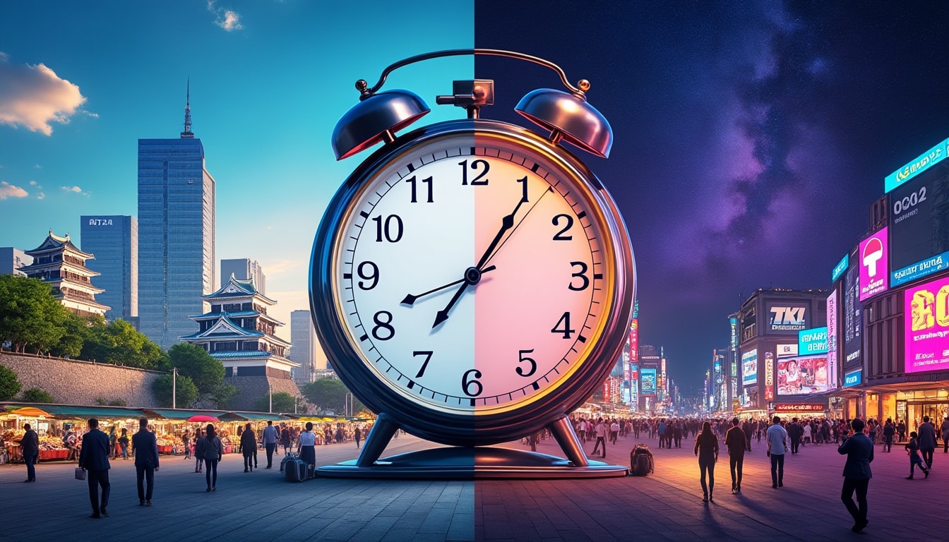 discover the current time and time zone in osaka. stay informed about local time differences, daylight saving changes, and more to plan your visits and communications effectively.
